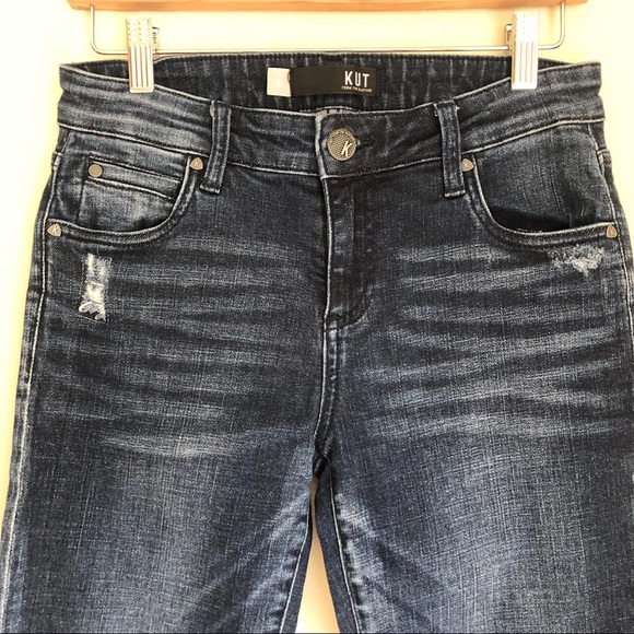 Kut from the Kloth Catherine Boyfriend Jeans Dark - Picture 2 of 8